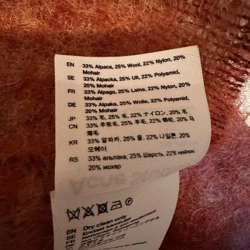 Acne Studios Vibrant Wool Scarf - Picture 4 of 5